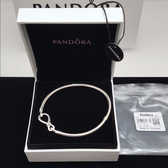 Pandora Jewelry Pandora Infinity Knot Snake Chain Bracelet 83